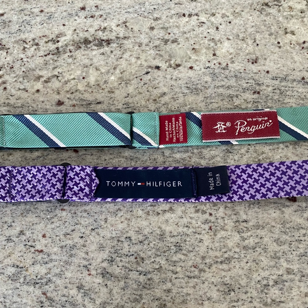 Two adjustable bow ties - Picture 2 of 4